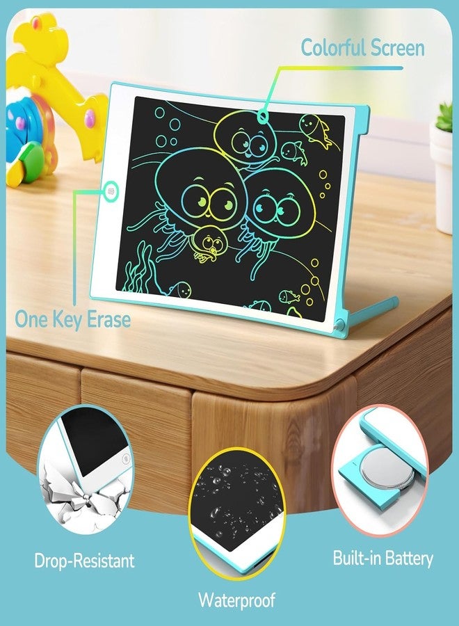 TECJOE LCD Writing Tablet Set, 8.5 Inch Colorful Doodle Board Drawing Tablet for Kids, Kids Travel Games Activity Learning Toys Birthday Gifts for 3-6 Year Old Boys Girls Toddlers Preschooler - Image 3